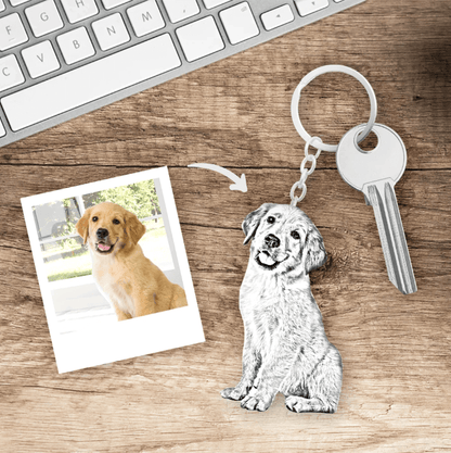Classic Car Dog Breeds Custom Acrylic Keychain, For Campers Keychain N —  GeckoCustom