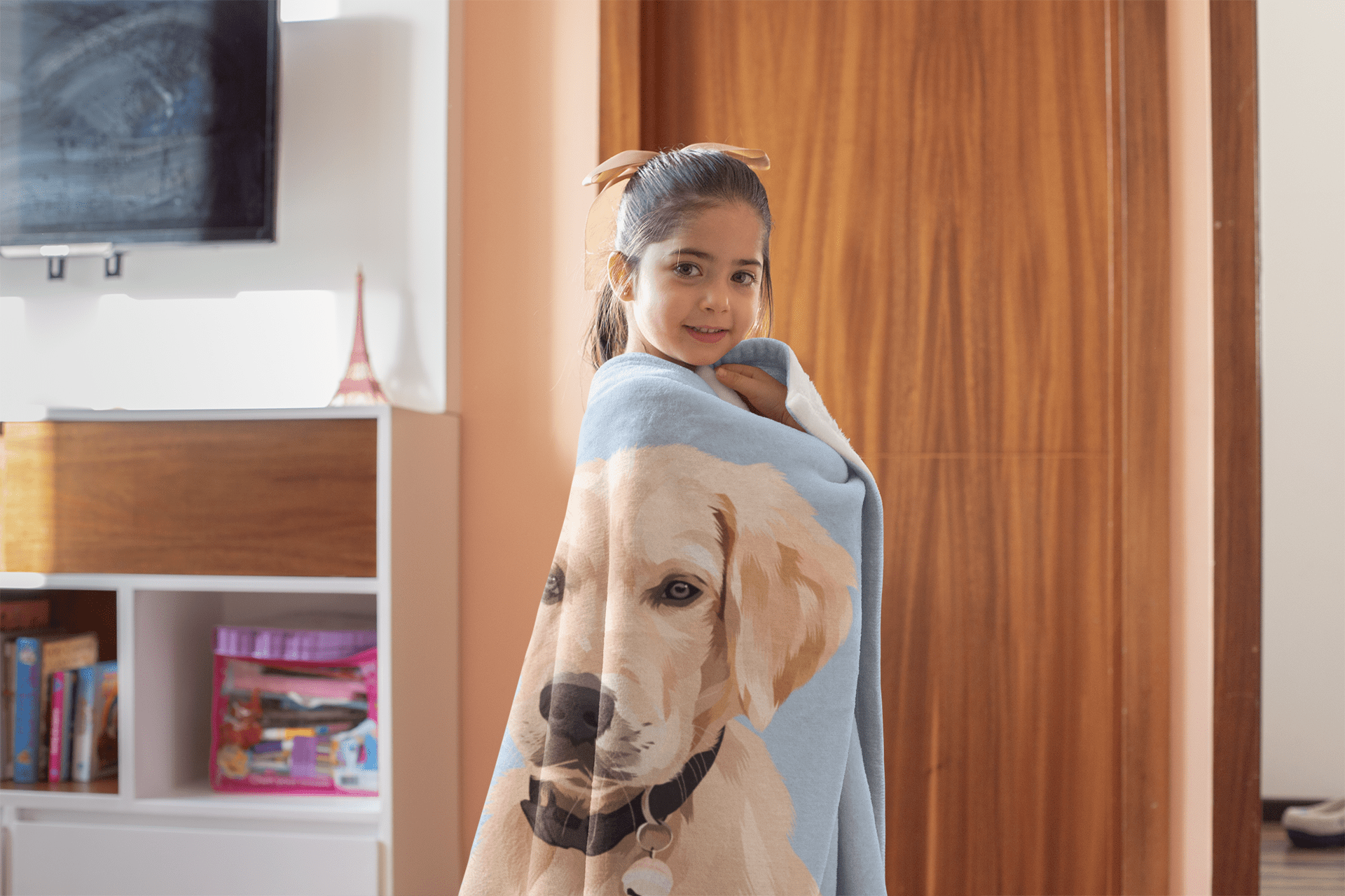 Custom Pet Fleece Blanket - Custom Pet Pawtrait