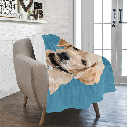 Custom Pet Fleece Blanket - Custom Pet Pawtrait